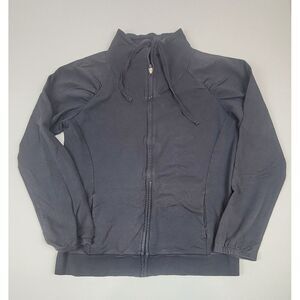 Gap Body Fit Jacket Womens Large. Grey Full-Zip Mock Neck Longsleeve Sweatshirt‎